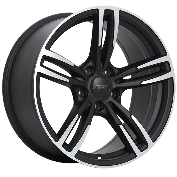 ART Replica 61 19X8.5 5X120 ET 35mm Satin Black - Machined Face - image principale du produit
