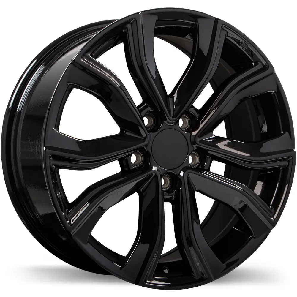 Replika R256 17X7.5 5X114.3 45mm Gloss Black - image principale du produit